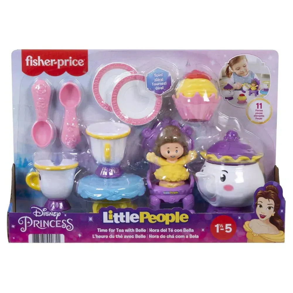 Fisher-Price Toys Fisher-Price Little People Disney Princess Time For Tea With Belle Playset
