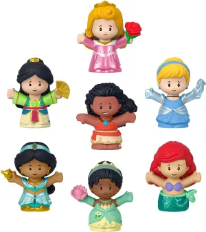Fisher-Price Toys ?Fisher-Price Little People Disney Princess Toys, Set of 7 Character Figures for Toddler and Preschool Pretend Play