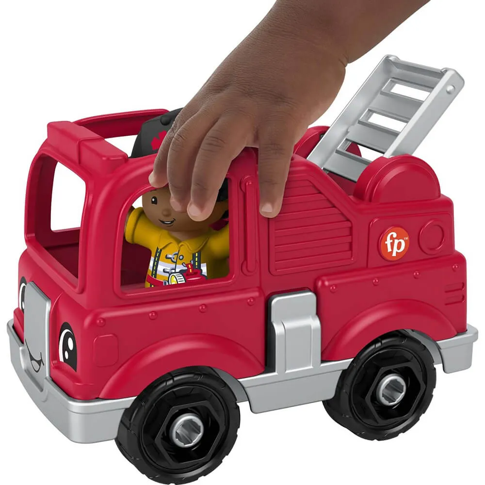 Fisher-Price Toys Fisher-Price Little People Firetruck and Firefighter Figure Set