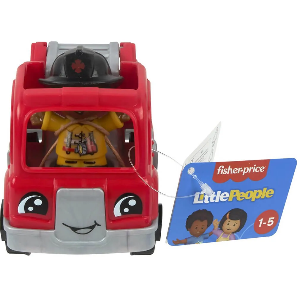 Fisher-Price Toys Fisher-Price Little People Firetruck and Firefighter Figure Set