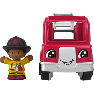 Fisher-Price Toys Fisher-Price Little People Firetruck and Firefighter Figure Set