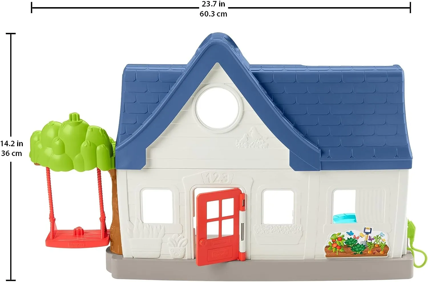 Fisher-Price Toys Fisher-Price Little People Friends Together Play House - UK English Edition, Playset with Smart Stages Learning Content for Toddlers and Preschool Kids