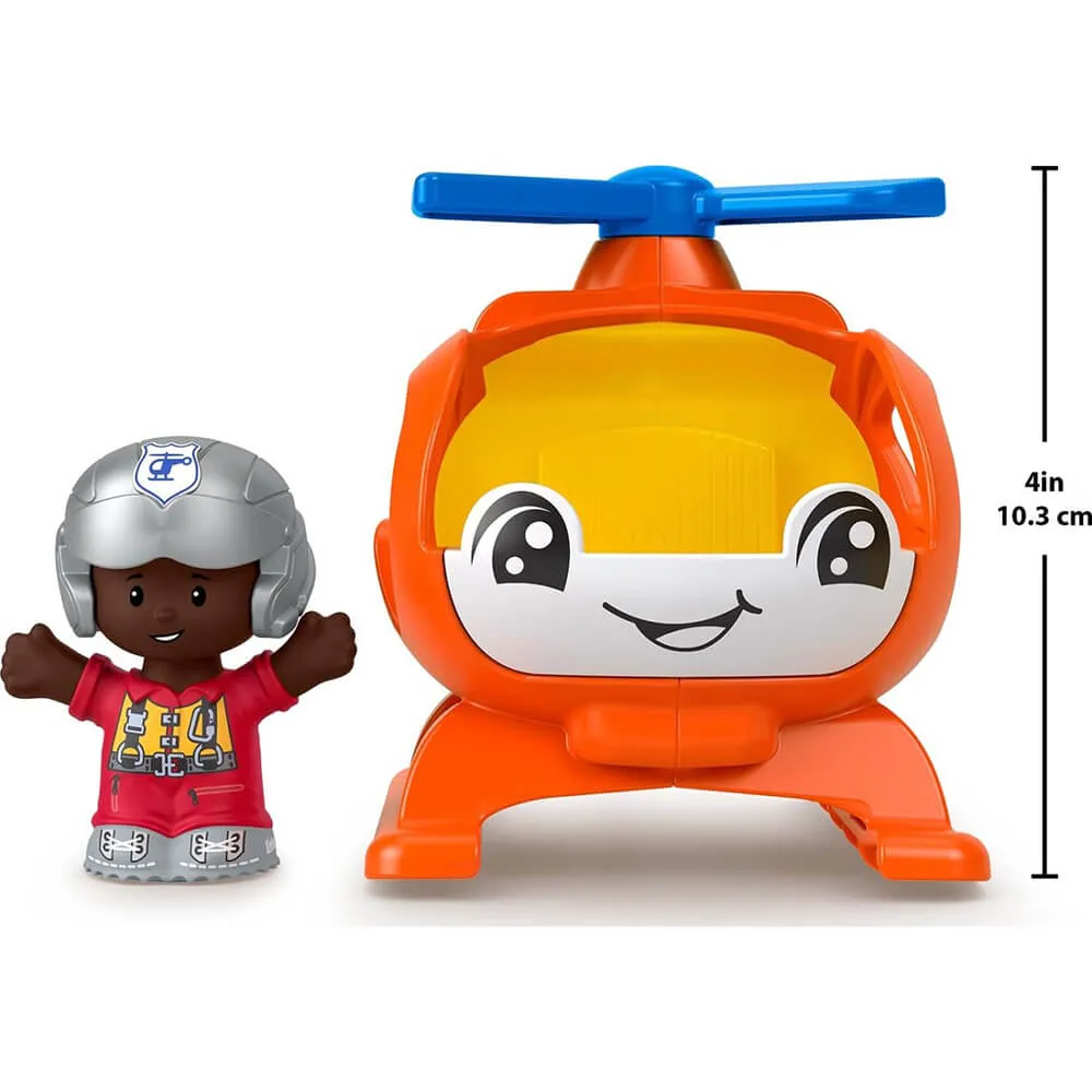 Fisher-Price Toys Fisher-Price Little People Helicopter and Pilot Set