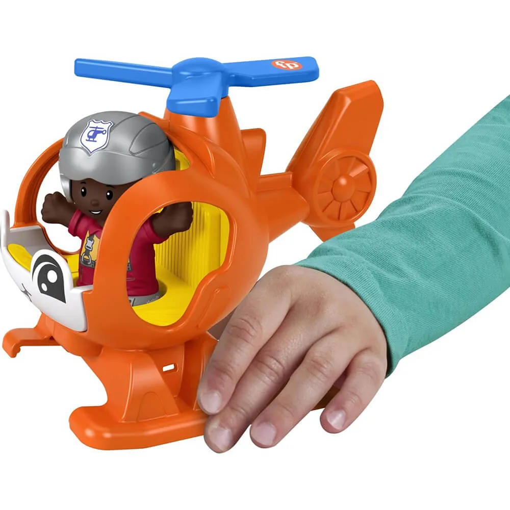 Fisher-Price Toys Fisher-Price Little People Helicopter and Pilot Set