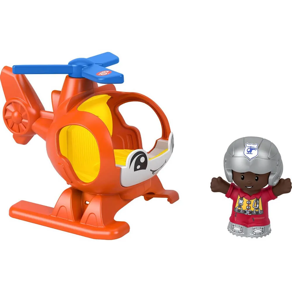 Fisher-Price Toys Fisher-Price Little People Helicopter and Pilot Set