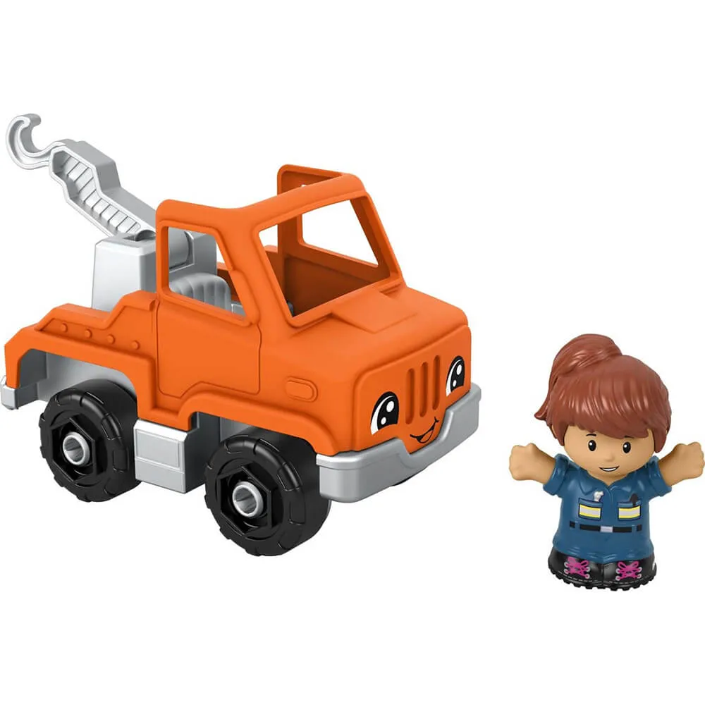 Fisher-Price Toys Fisher-Price Little People Help and Go Tow Truck and Figure Set