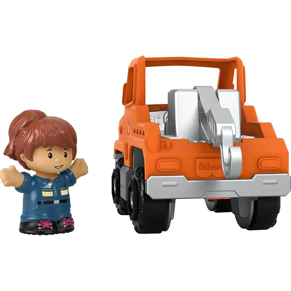 Fisher-Price Toys Fisher-Price Little People Help and Go Tow Truck and Figure Set
