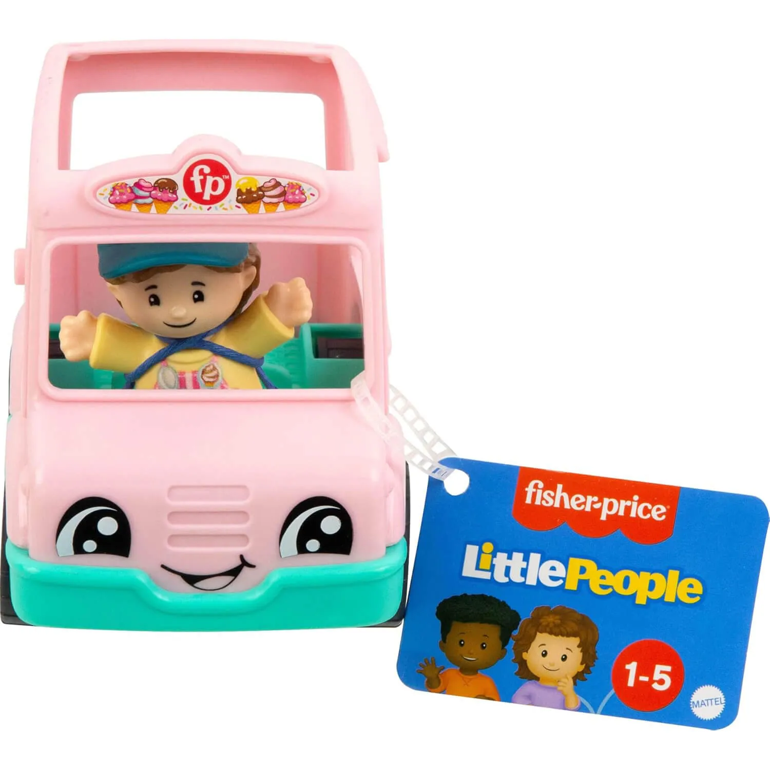 Fisher-Price Toys Fisher-Price Little People Ice Cream Truck Push-Along Vehicle