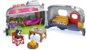 Fisher-Price Toys Fisher-Price Little People Light-Up Learning Camper Multilanguage Edition