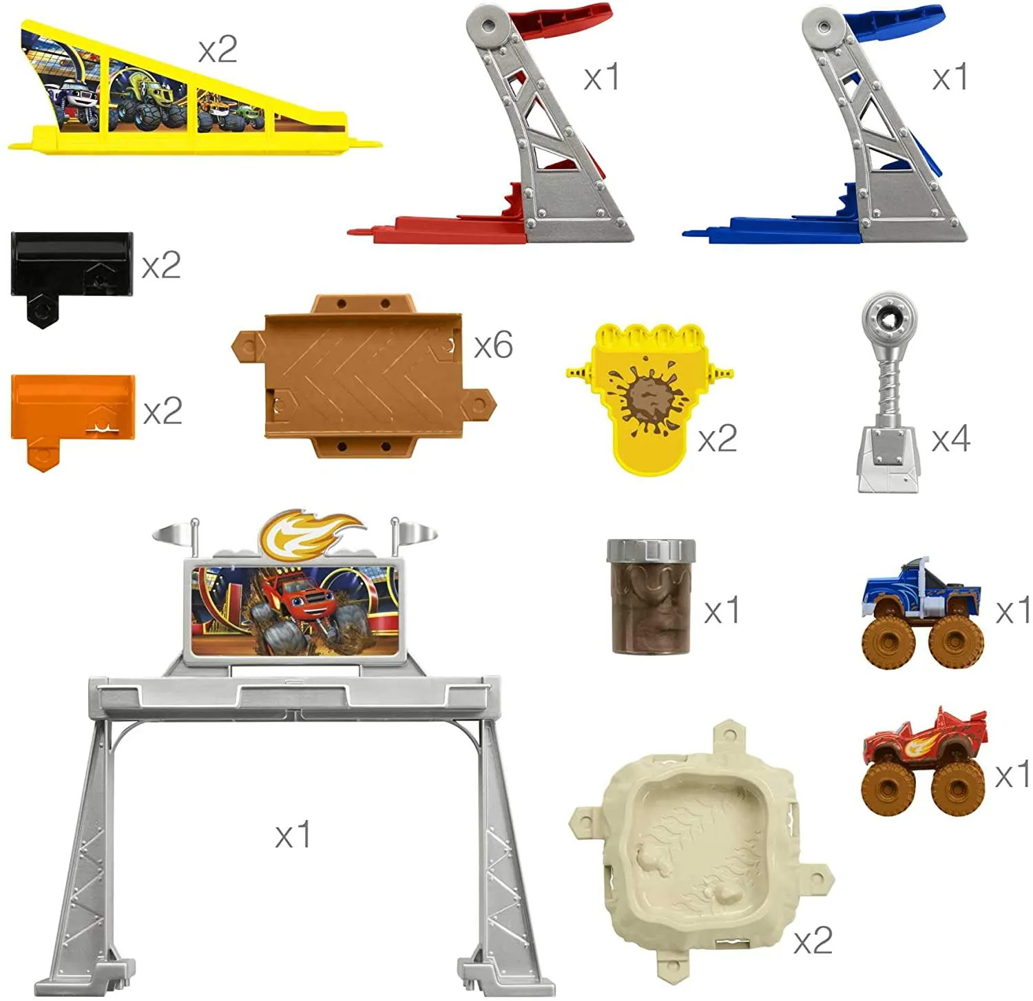 Fisher-Price Toys Fisher-Price Nickelodeon Blaze and the Monster Machines Mud Pit Race Track