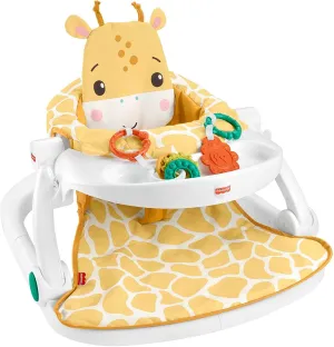 Fisher-Price Toys ?Fisher-Price Portable Baby Chair with Snack Tray, BPA-Free Teether and Clacker Toy