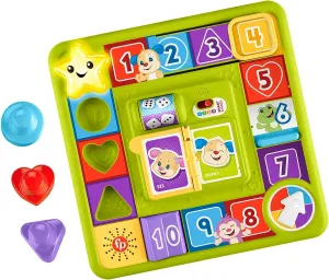 Fisher-Price Toys Fisher-Price Pretend Board Game Baby Toy with Lights & Smart Stages Learning Content