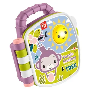 Fisher-Price Toys Fisher-Price Purple Monkey Musical Storybook Toy For Baby & Toddler With Lights & Sounds