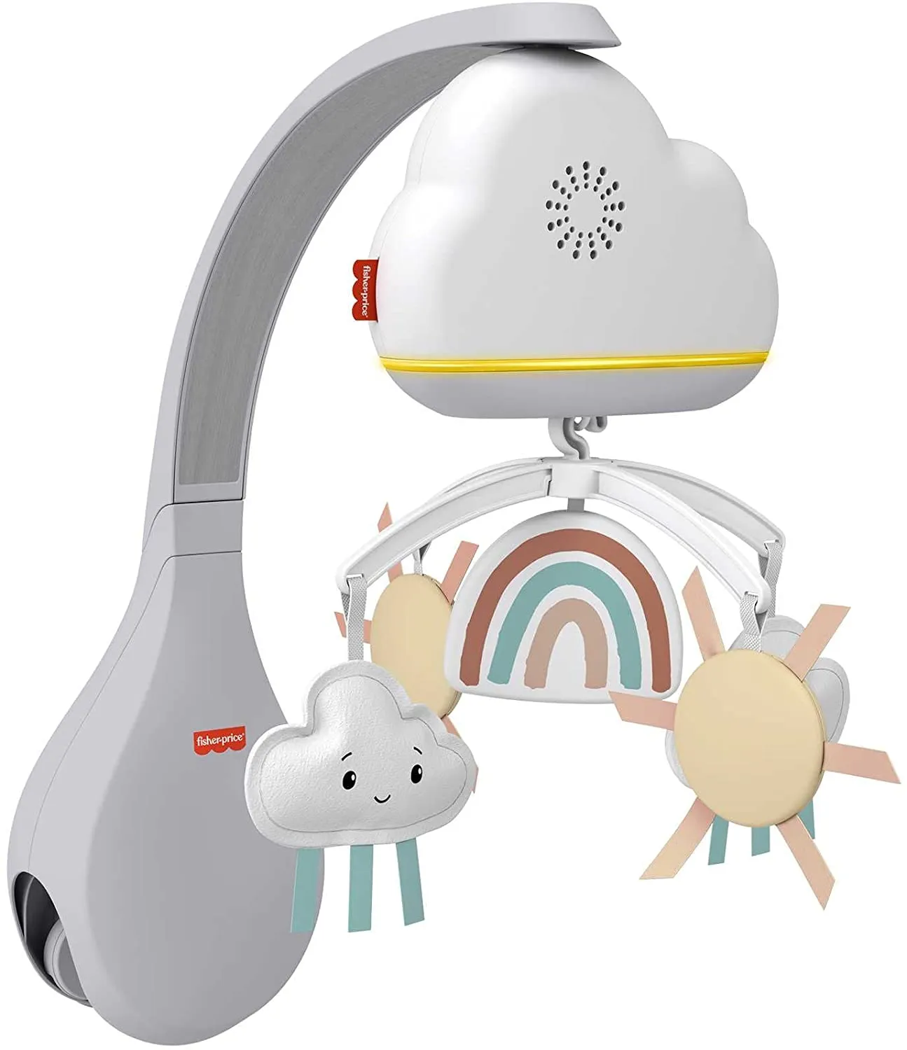 Fisher-Price Toys Fisher-Price Rainbow Showers Bassinet to Bedside Mobile, Tabletop Soother