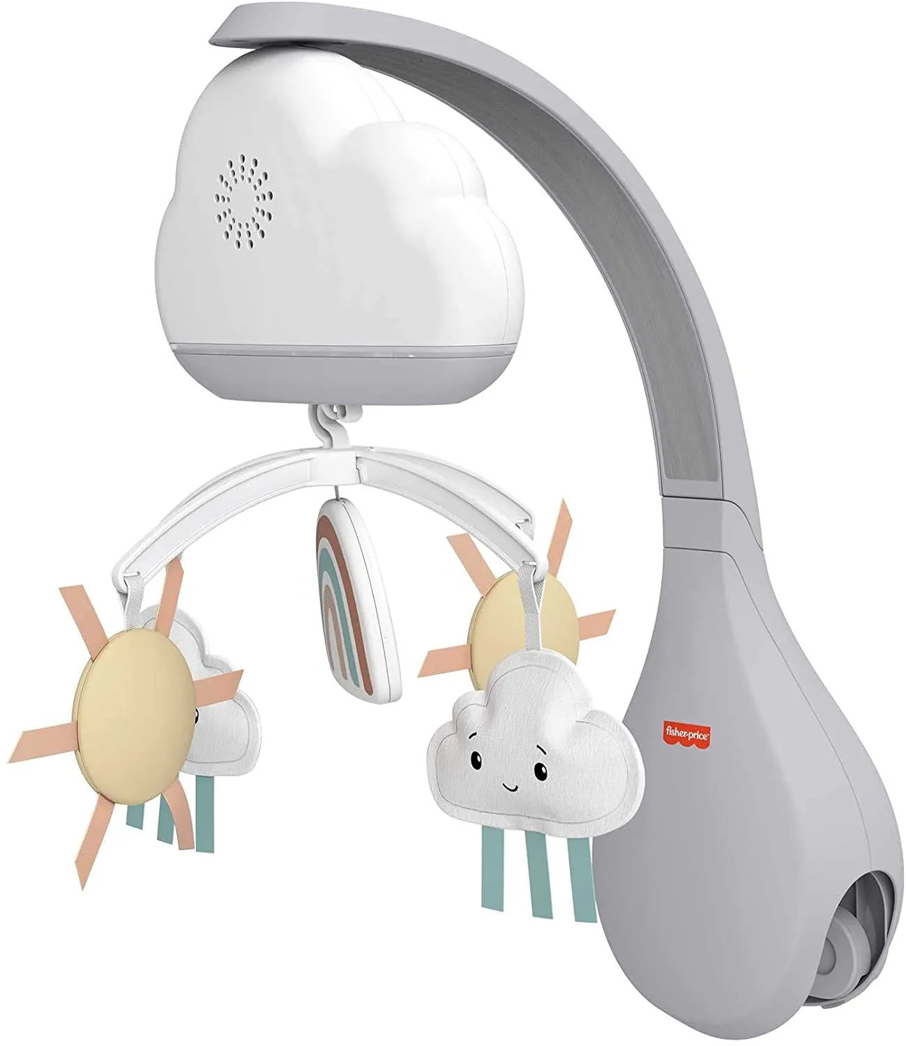 Fisher-Price Toys Fisher-Price Rainbow Showers Bassinet to Bedside Mobile, Tabletop Soother