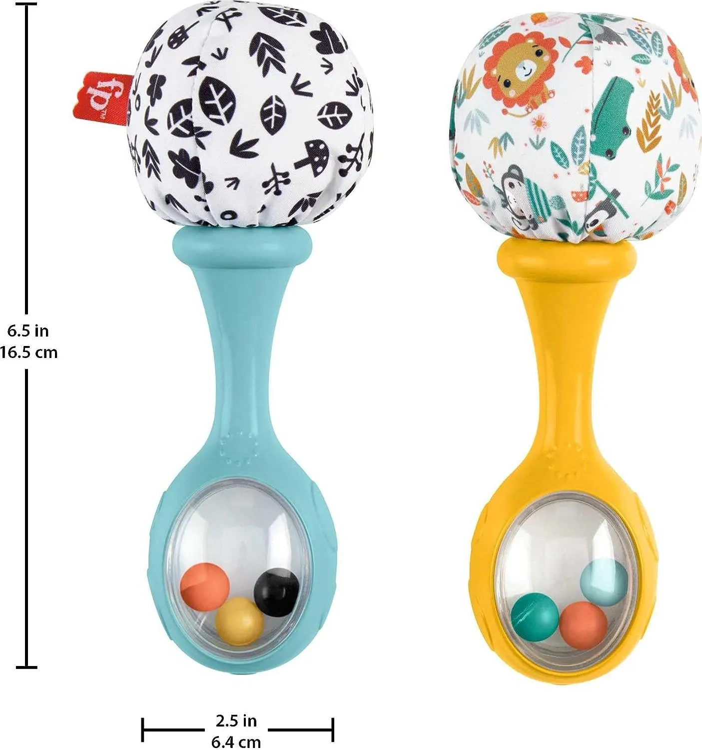 Fisher-Price Toys Fisher-Price Rattle n Rock Maracas baby rattle sensory toys for newborn babies