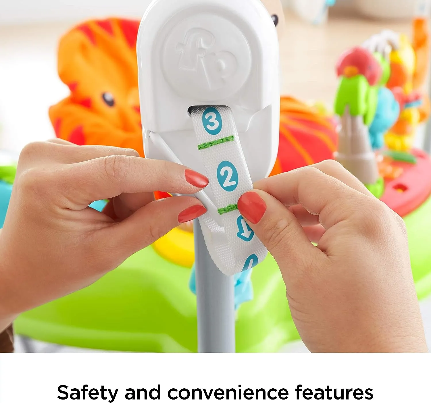 Fisher-Price Toys Fisher-Price Roarin' Rainforest Jumperoo, Infant Activity Center with music, lights and sounds