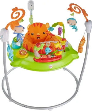 Fisher-Price Toys Fisher-Price Roarin' Rainforest Jumperoo, Infant Activity Center with music, lights and sounds