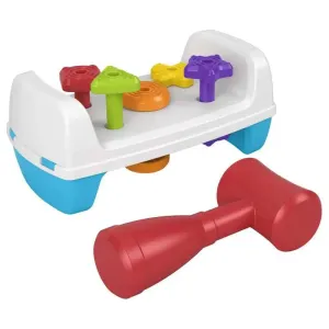 Fisher-Price Toys Fisher-Price Tap & Turn Bench Pretend Tools 2-Sided Toy For Infants And Toddlers