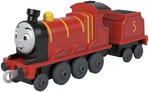 Fisher-Price Toys Fisher-Price Thomas & Friends die-cast push-along James toy train engine for pre