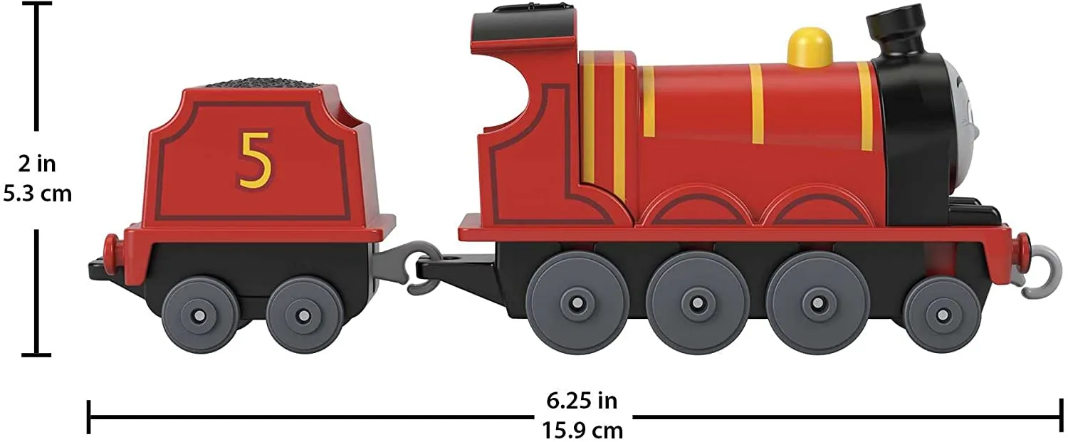 Fisher-Price Toys Fisher-Price Thomas & Friends die-cast push-along James toy train engine for pre