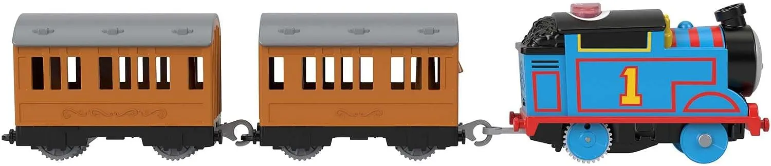 Fisher-Price Toys ??Fisher-Price Thomas & Friends Motorized Talking Thomas Engine with Annie & Clarabel