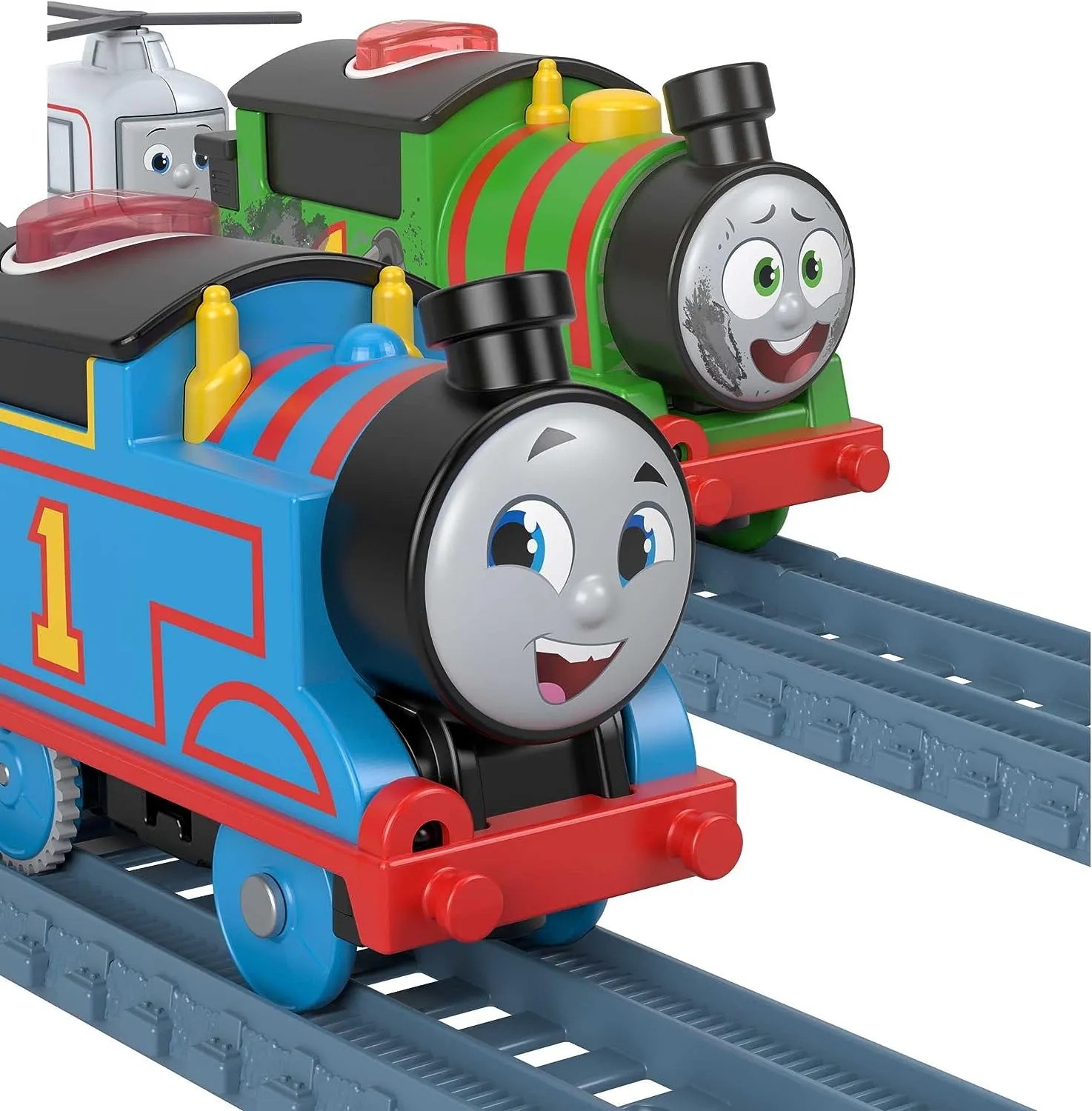 Fisher-Price Toys ??Fisher-Price Thomas & Friends Motorized Talking Thomas Engine with Annie & Clarabel