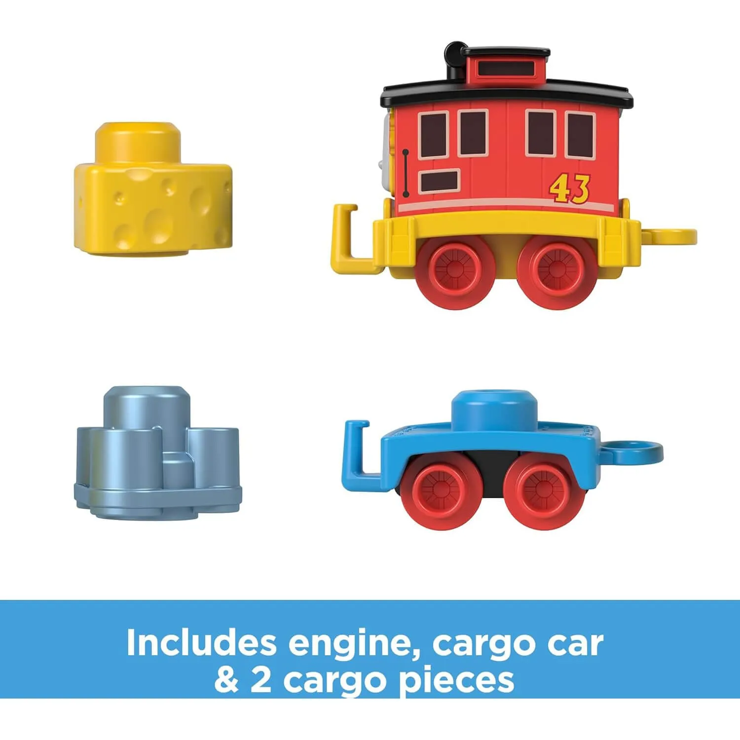 Fisher-Price Toys Fisher-Price Thomas & Friends My First Push Along Train Brake Car Bruno