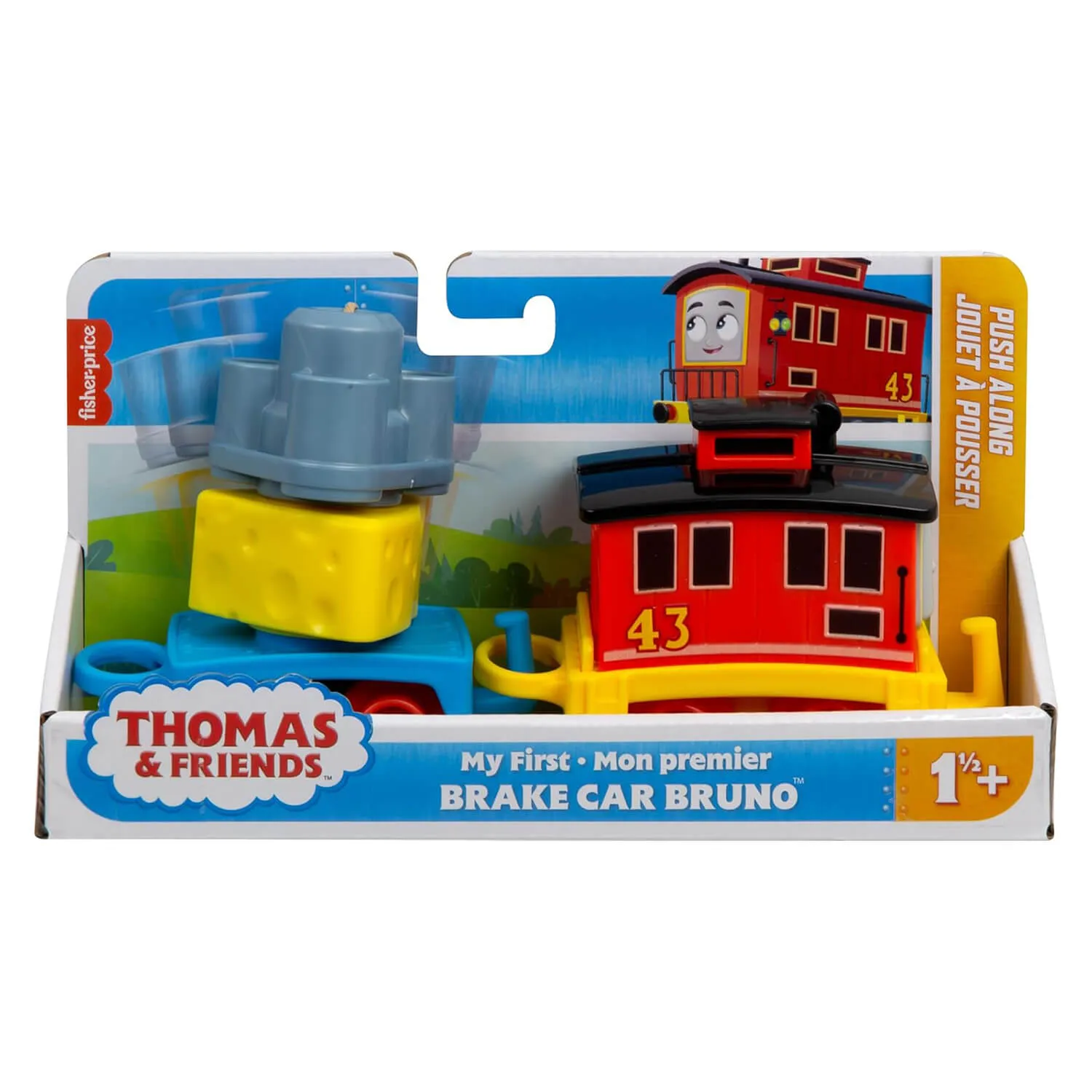Fisher-Price Toys Fisher-Price Thomas & Friends My First Push Along Train Brake Car Bruno