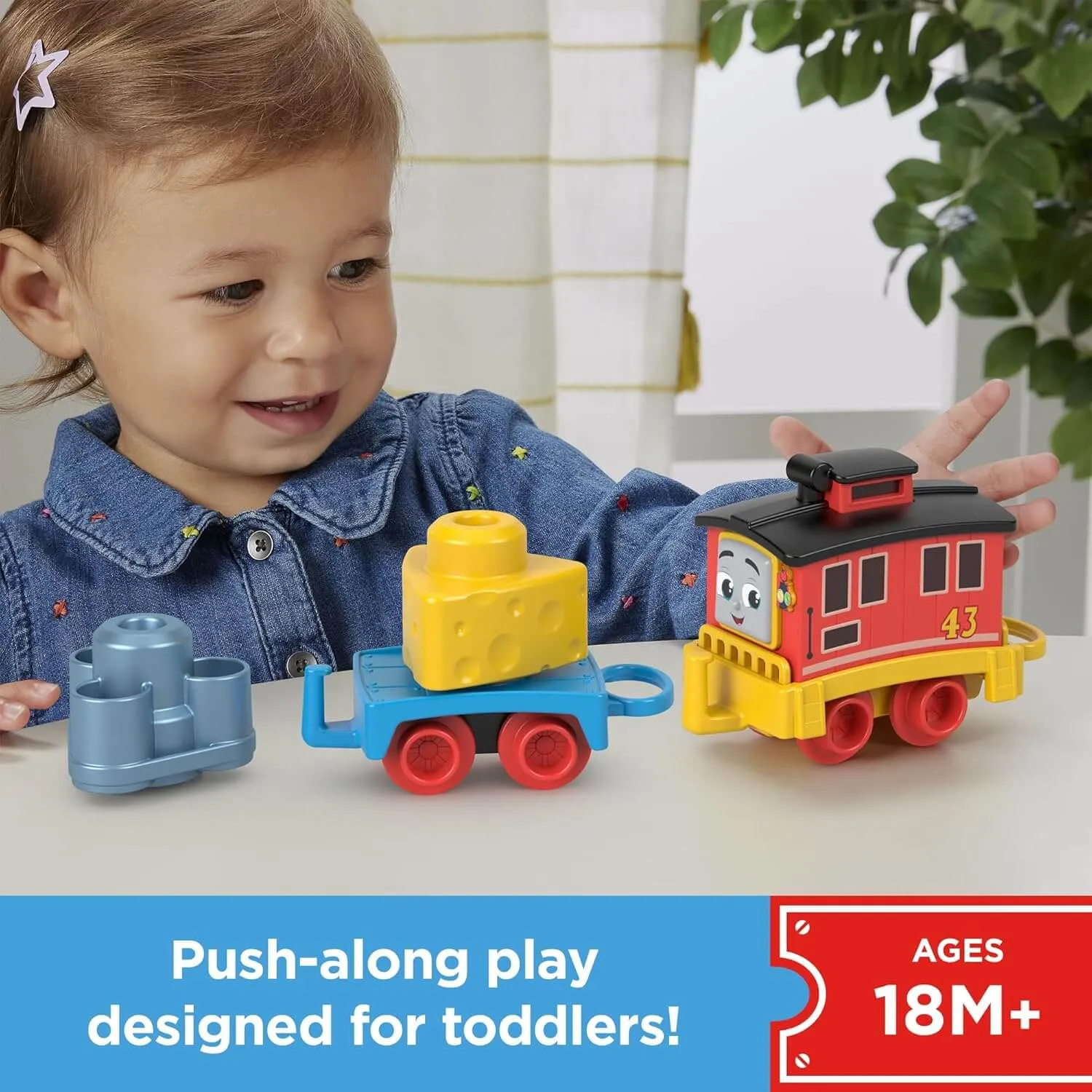 Fisher-Price Toys Fisher-Price Thomas & Friends My First Push Along Train Brake Car Bruno