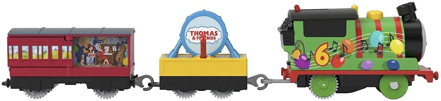 Fisher-Price Toys Fisher-Price Thomas & Friends Party Train Percy motorized battery-powered toy tr