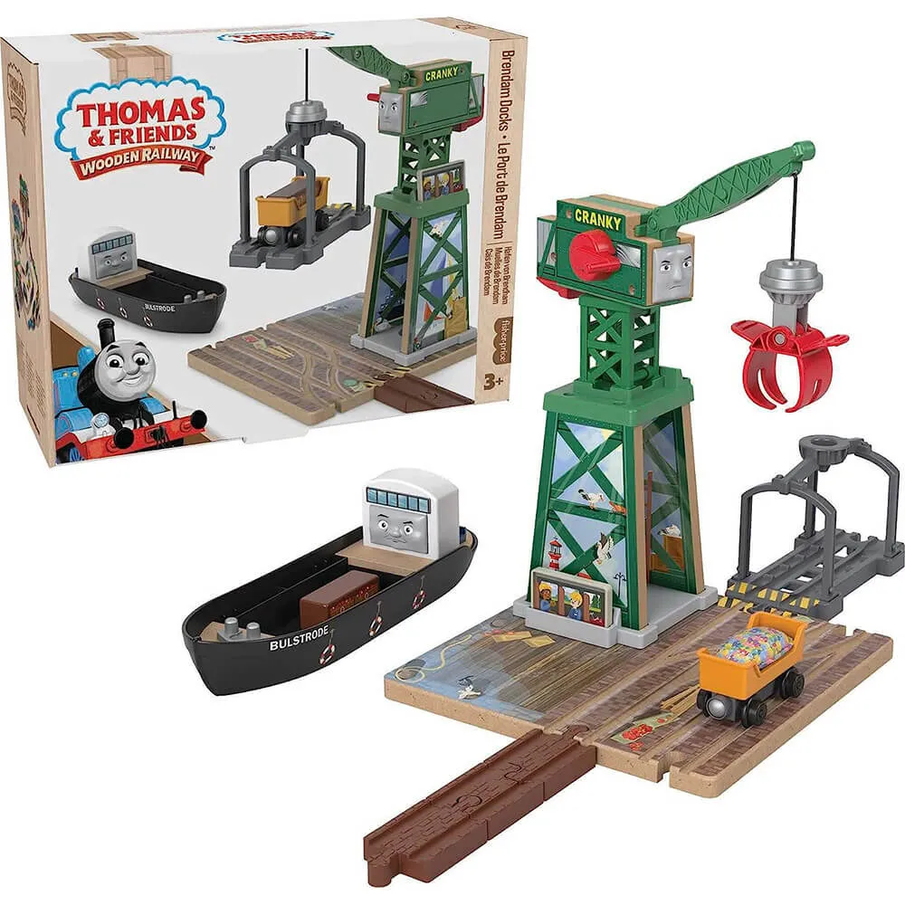 Fisher-Price Toys Fisher-Price Thomas & Friends Wooden Railway Brendam Docks Train Set