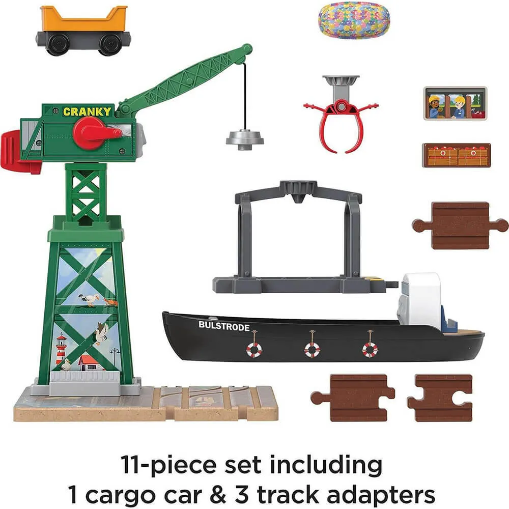 Fisher-Price Toys Fisher-Price Thomas & Friends Wooden Railway Brendam Docks Train Set