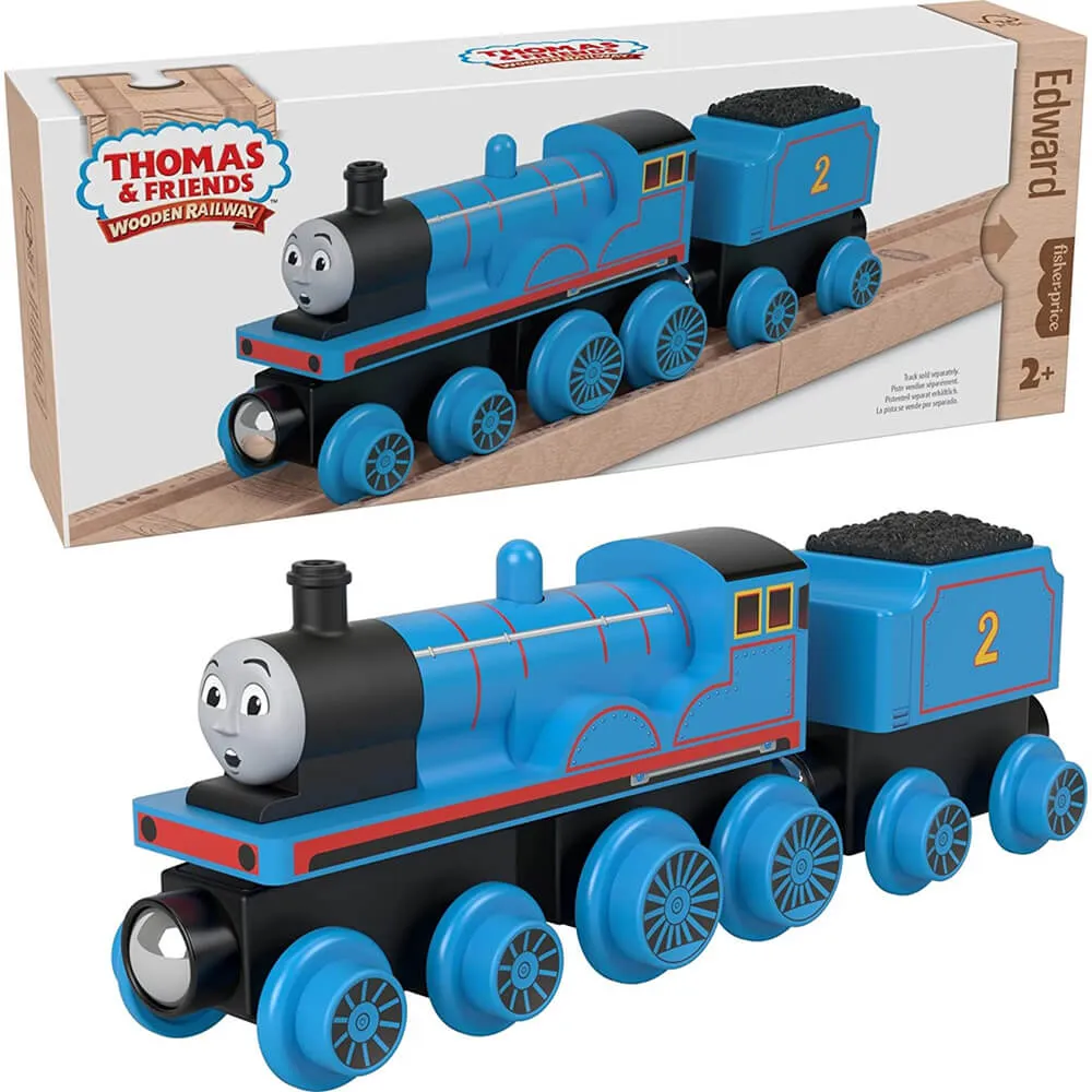 Fisher-Price Toys Fisher-Price Thomas & Friends Wooden Railway Edward Engine and Coal-Car