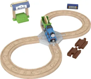 Fisher-Price Toys Fisher-Price Thomas & Friends Wooden Railway Figure 8 Track Pack Train Playset