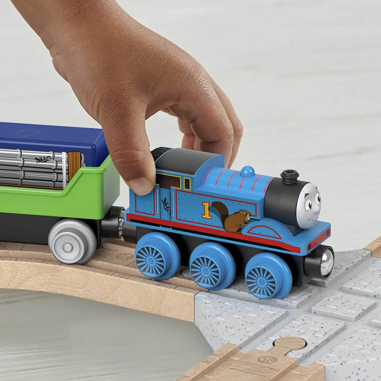 Fisher-Price Toys Fisher-Price Thomas & Friends Wooden Railway Figure 8 Track Pack Train Playset