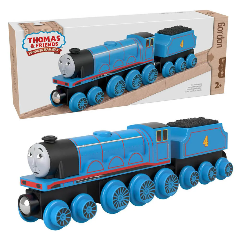 Fisher-Price Toys Fisher-Price Thomas & Friends Wooden Railway Gordon Engine and Coal-Car