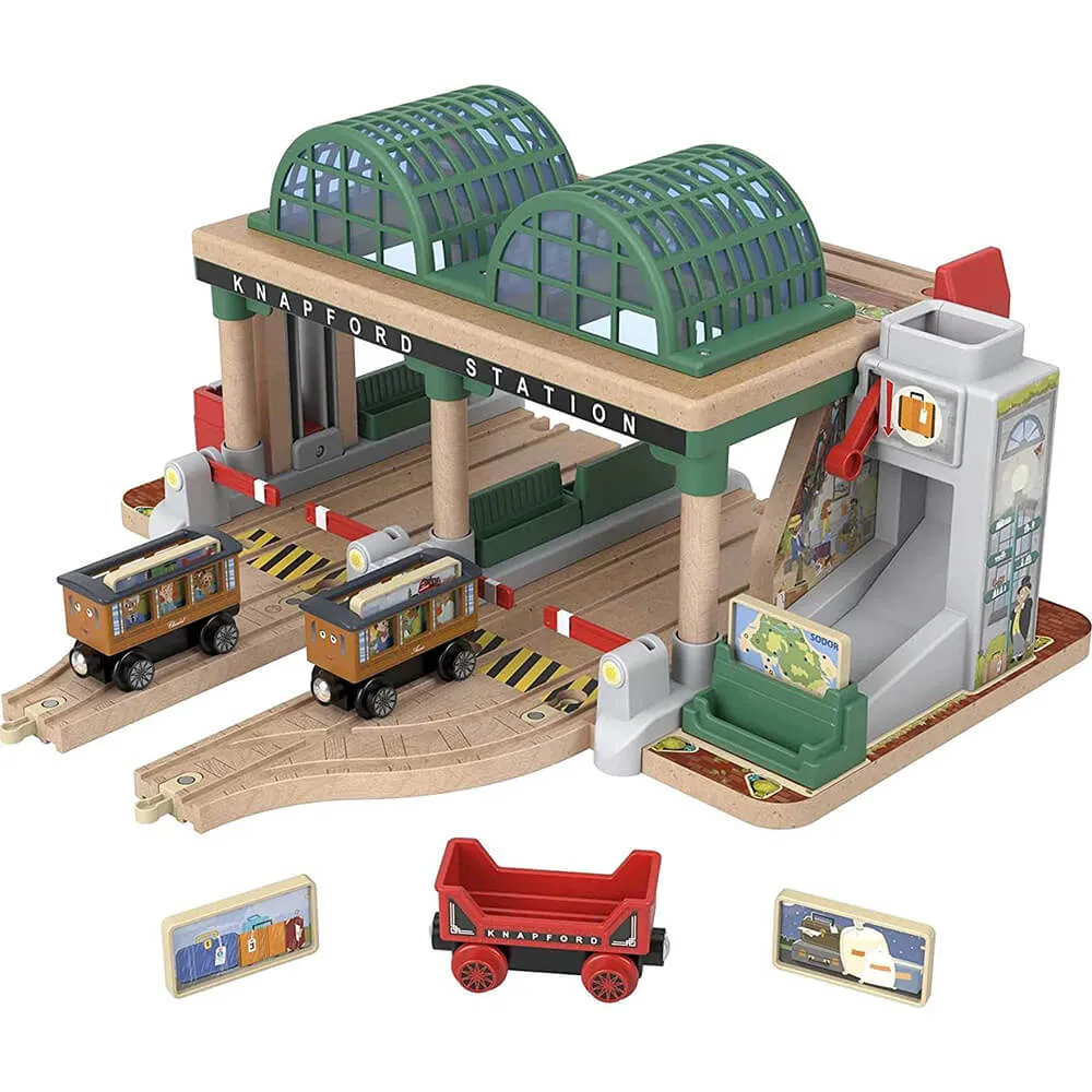 Fisher-Price Toys Fisher-Price Thomas & Friends Wooden Railway Knapford Station Passenger Pickup Train Set