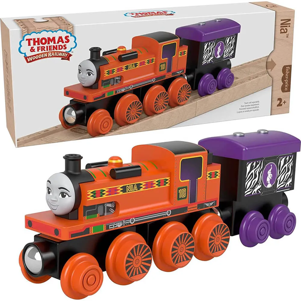 Fisher-Price Toys Fisher-Price Thomas & Friends Wooden Railway Nia Engine and Cargo Car