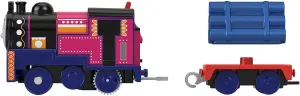 Fisher-Price Toys Fisher-Price Thomas and Friends Ashima Toy Train, Battery-Powered Motorized Engine with Cargo Car