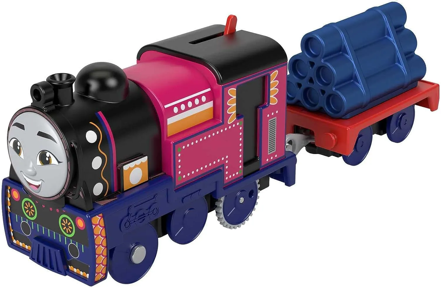 Fisher-Price Toys Fisher-Price Thomas and Friends Ashima Toy Train, Battery-Powered Motorized Engine with Cargo Car