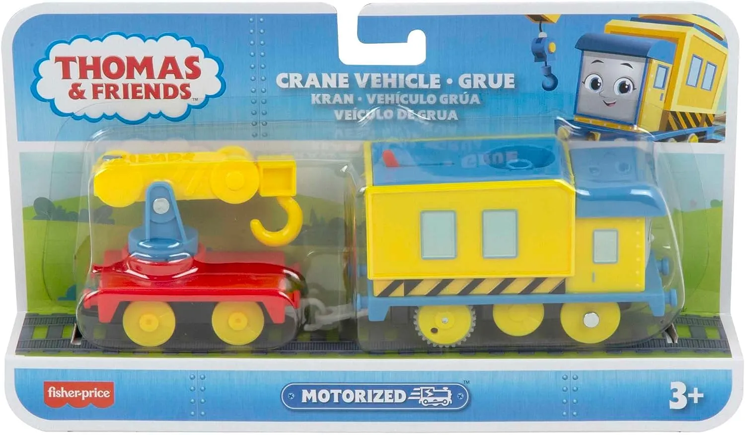 Fisher-Price Toys Fisher-Price Thomas and Friends Ashima Toy Train, Battery-Powered Motorized Engine with Cargo Car