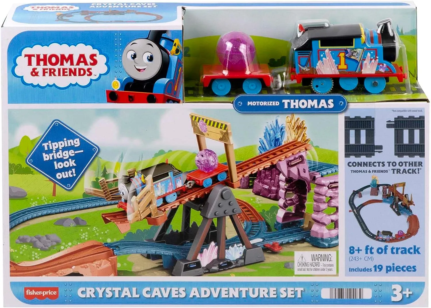 Fisher-Price Toys Fisher-Price Thomas and Friends Toy Train Set with Motorized Thomas Train