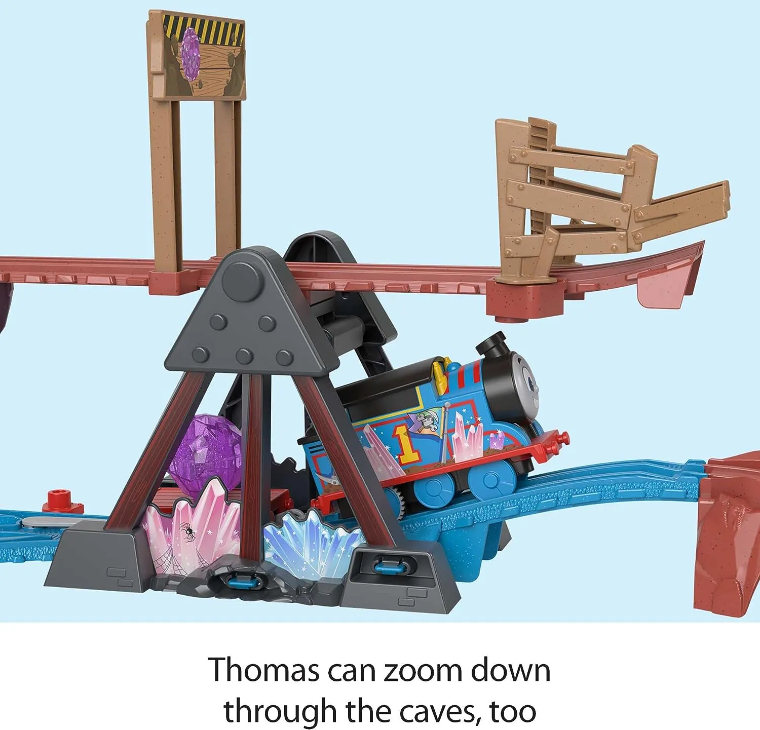 Fisher-Price Toys Fisher-Price Thomas and Friends Toy Train Set with Motorized Thomas Train