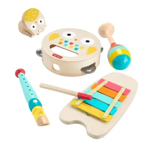 Fisher-Price Toys Fisher-Price - Toddler Wooden Musical Instruments Gift Set (Toy Set)