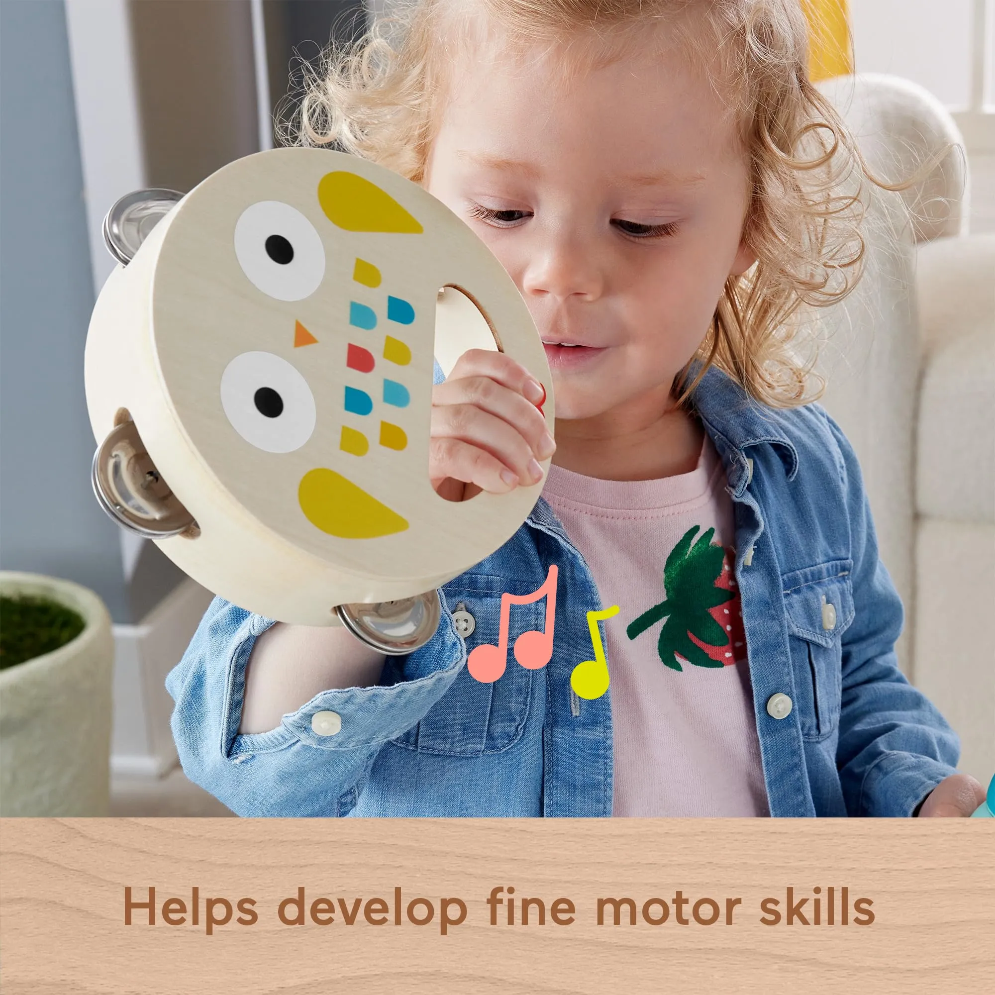 Fisher-Price Toys Fisher-Price - Toddler Wooden Musical Instruments Gift Set (Toy Set)