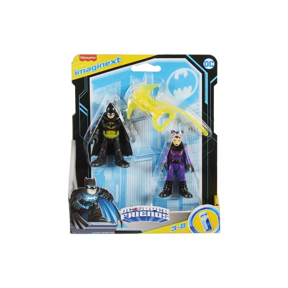 Fisher-Price Toys Imaginext DC Super Friends Batman & Catwoman 2-Pack Figure Set