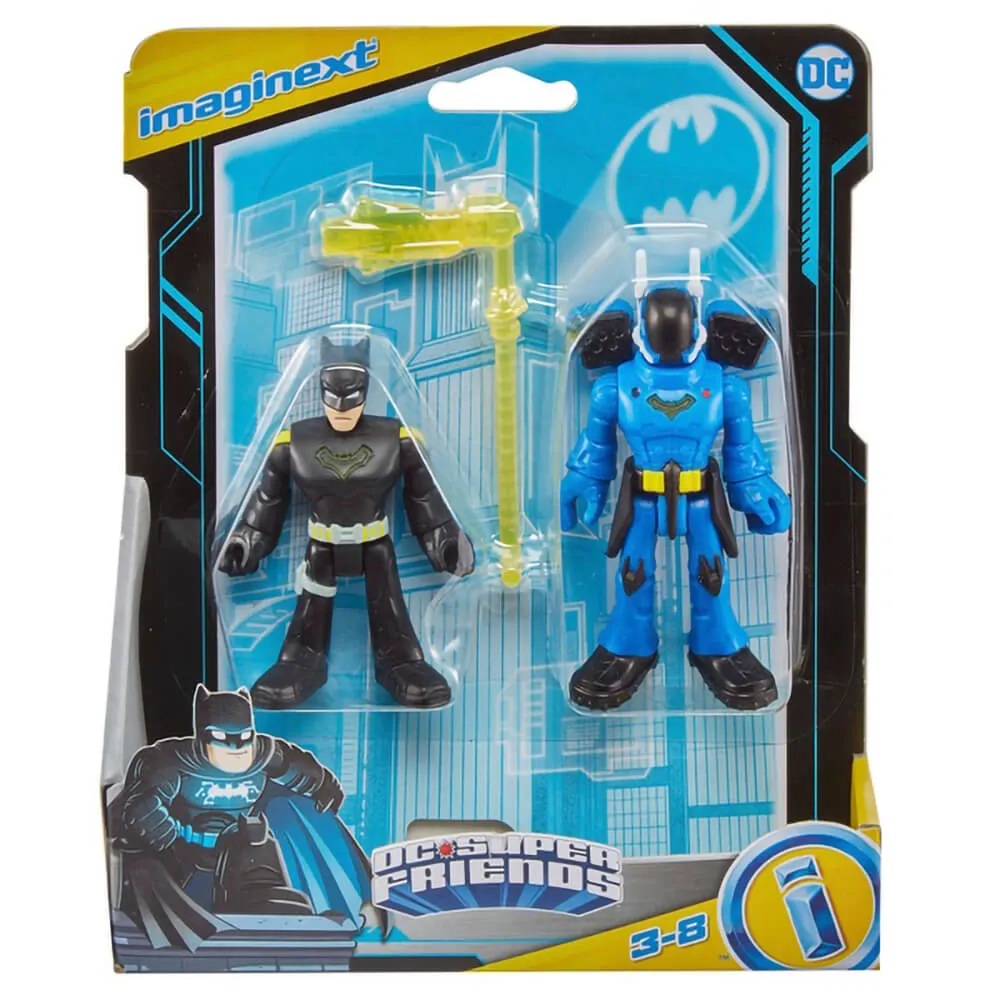 Fisher-Price Toys Imaginext DC Super Friends Batman & Rookie Action Figures Set