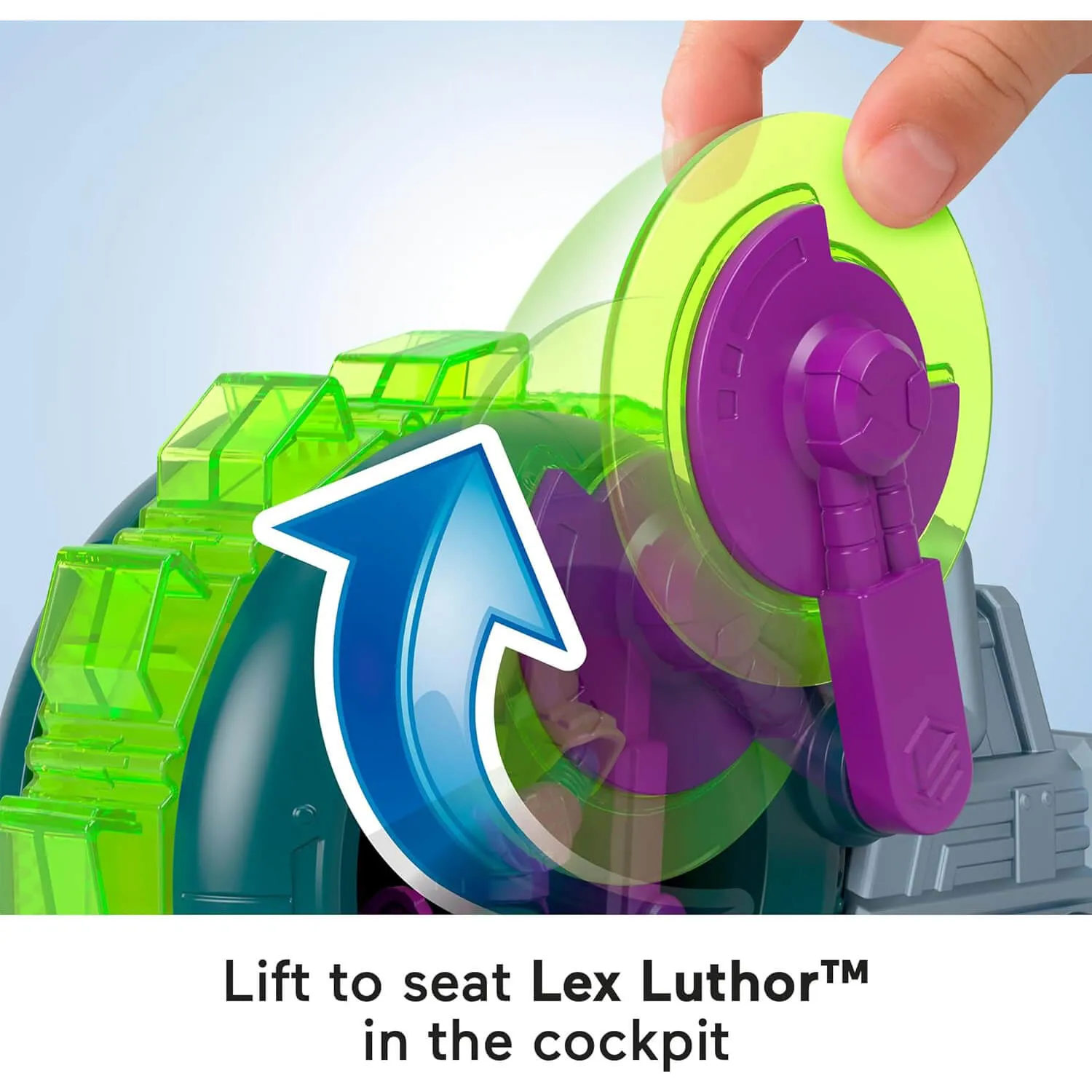 Fisher-Price Toys Imaginext DC Super Friends Lex Luthor Spinning Saw Vehicle & Figure Set