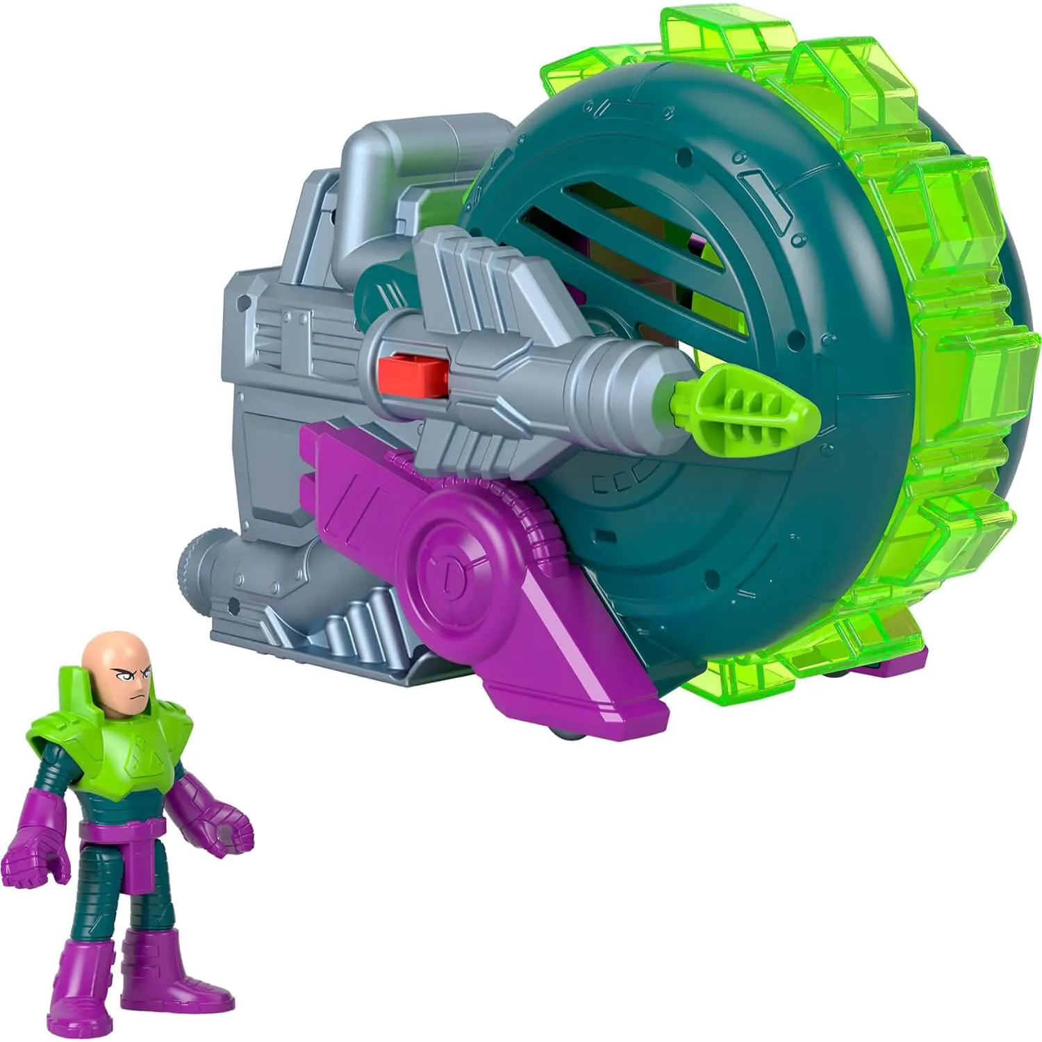Fisher-Price Toys Imaginext DC Super Friends Lex Luthor Spinning Saw Vehicle & Figure Set